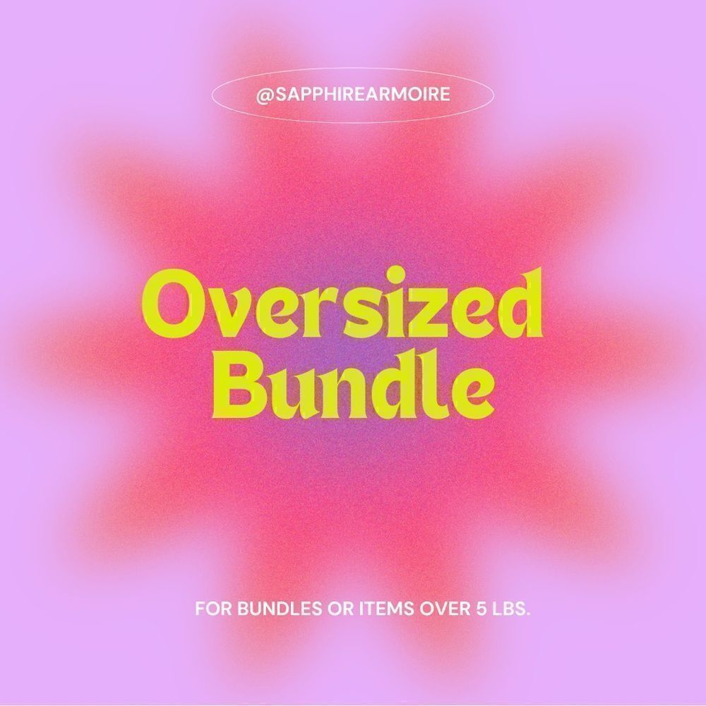 Oversized Bundle For Items Over 5 lbs
